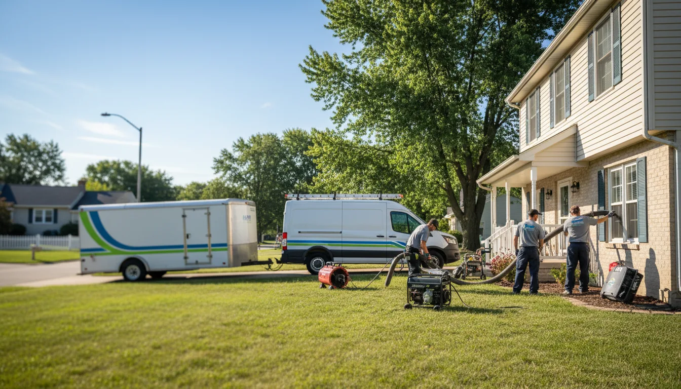 Flooded Basement Restoration And Cleanup With Repair in Chambers, NE near me